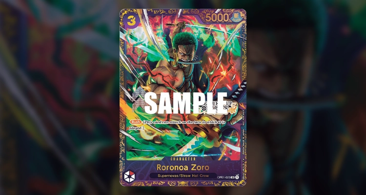 Zoro Rare Cards One Piece TCG