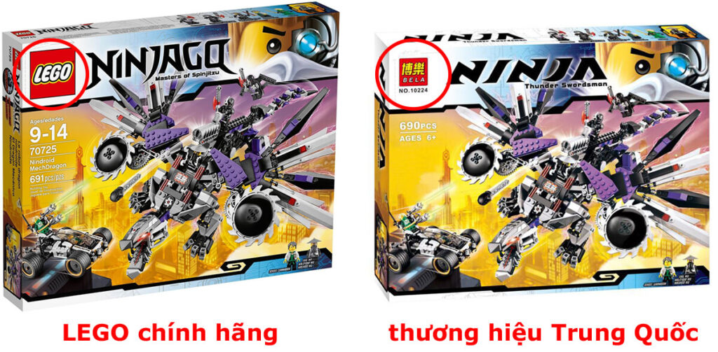 LEGO chính hãng và hàng nhái