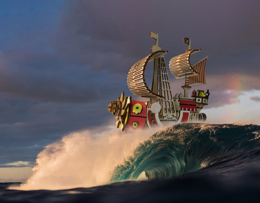 Mô hình phiên bản giấy tàu Thousand Sunny